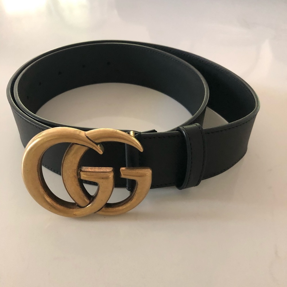 Black Gucci Belt size 85
